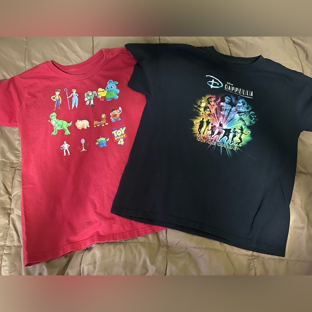 Disney Boys Cotton short sleeve tee Toy Story & D Cappella
